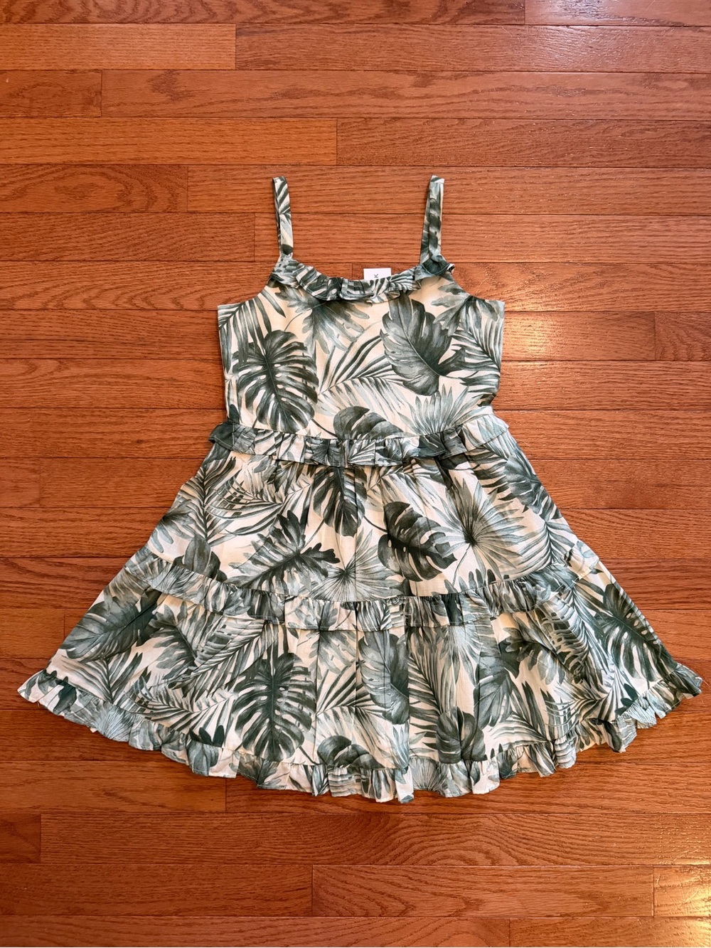 NWT Janie and Jack Dream Destination Palm Leaf Dress